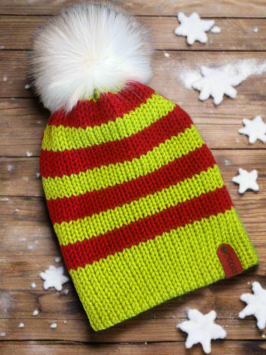 Bonfire Beanie, Medium (Grinch)