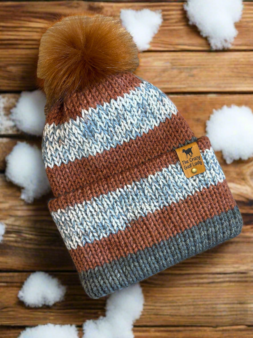 Beanie, Medium (striped)