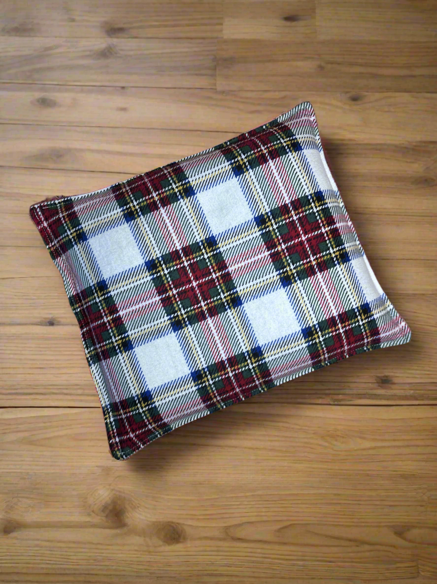 Junior Therapeutic Bag, Red/Cream Plaid