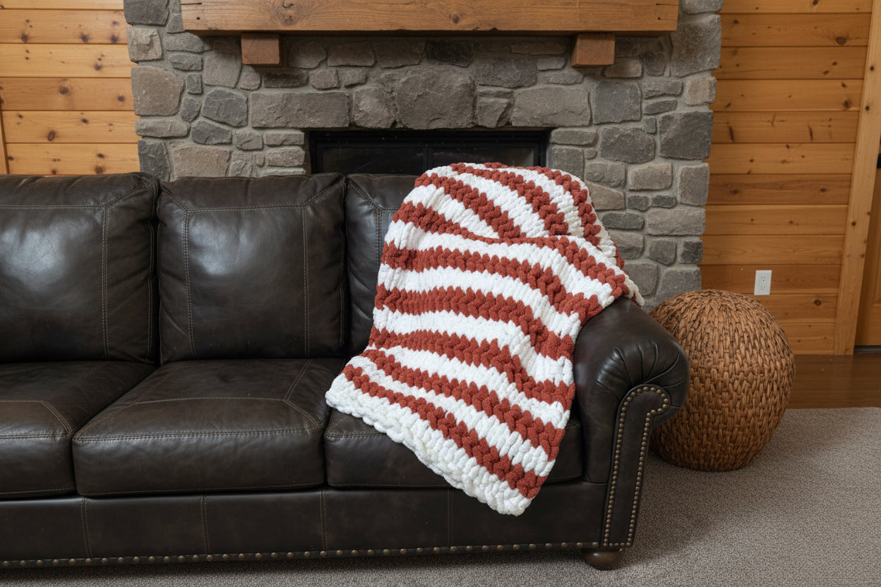 Chunky Chenille Lap Blanket