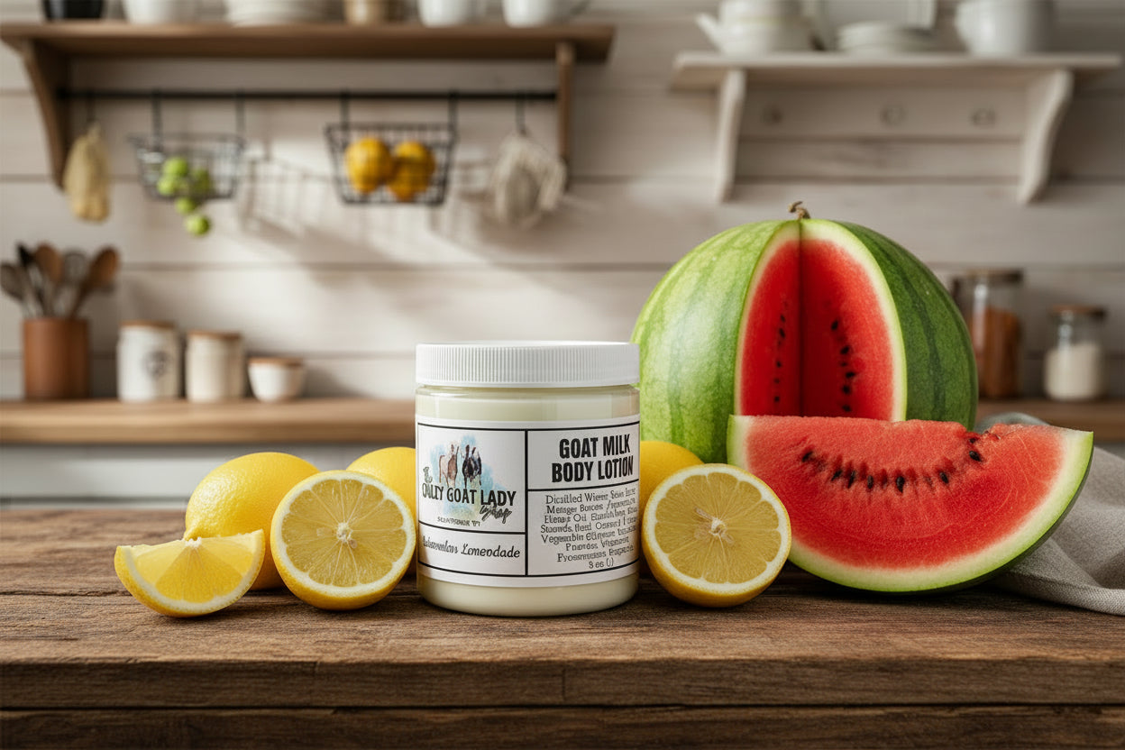 Goat Milk Body Lotion, Watermelon Lemonade