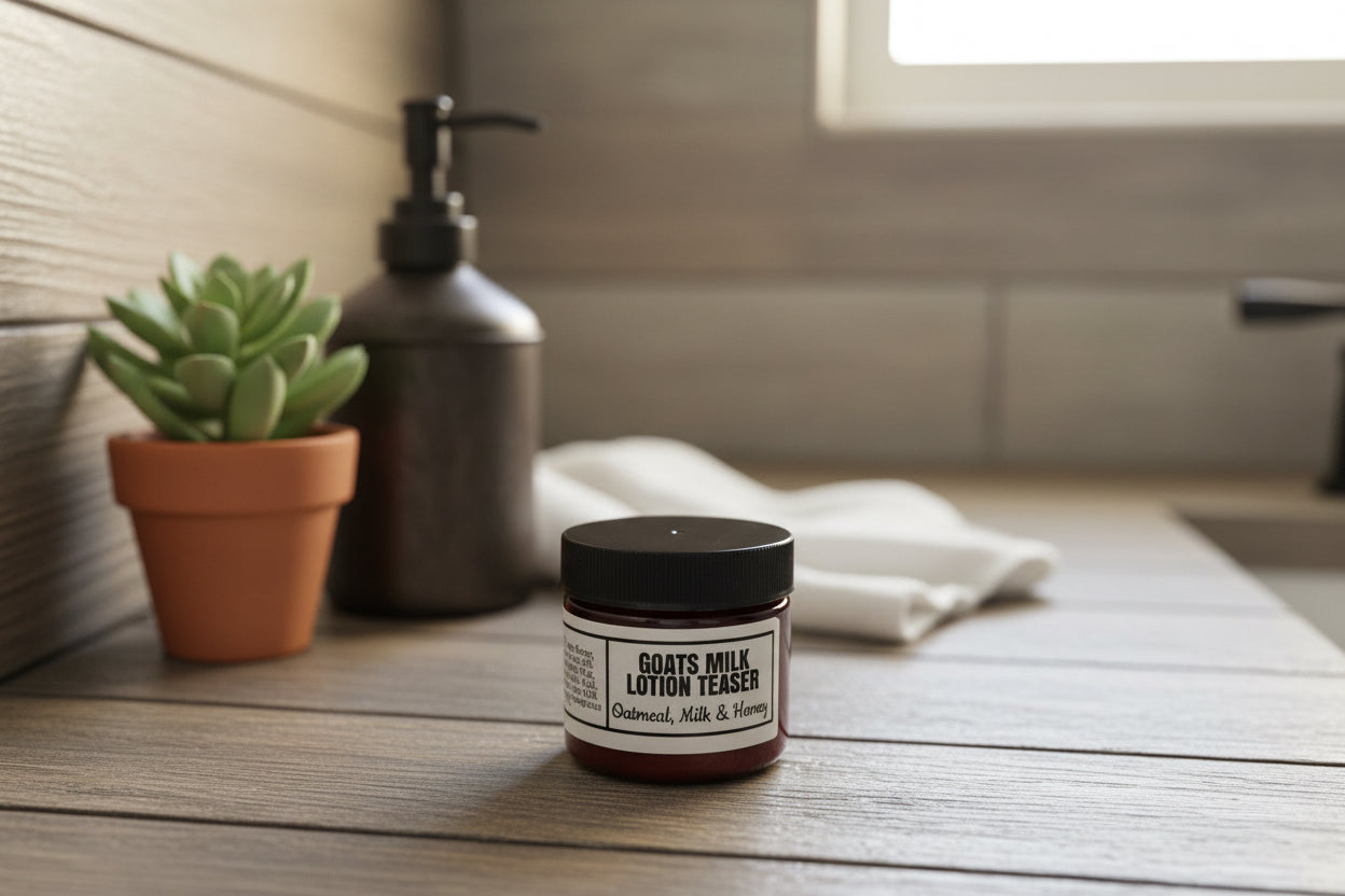 Goat Milk Lotion Teaser, Oatmeal, Milk & Honey