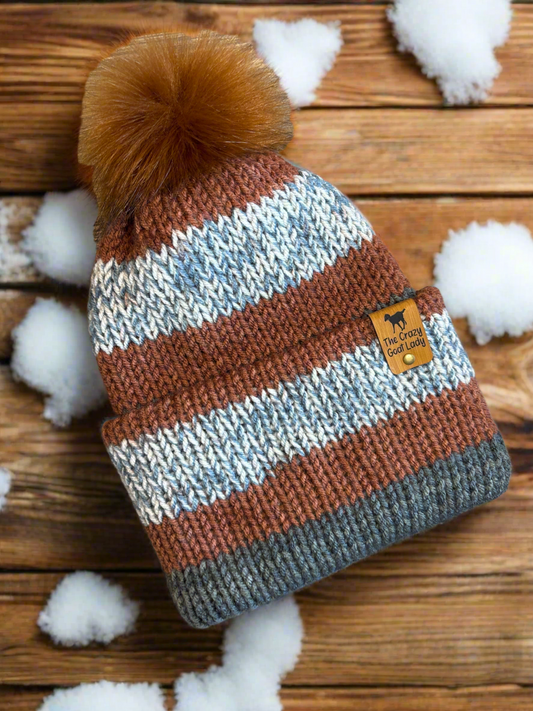 Beanie, Medium (striped)