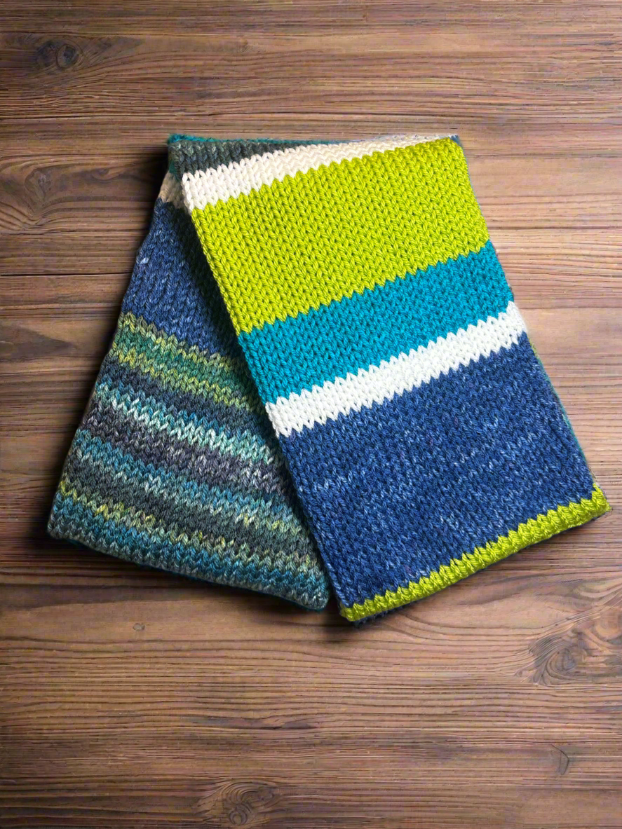 Infinity scarf handmade knitted 